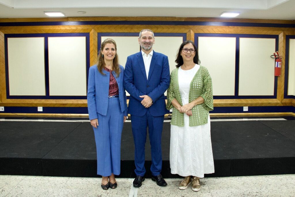 Secretária da Seidigi, Ana Estela Haddad; Secretário de Estado de Saúde Pública do Pará, Ualame Fialho Machado; Diretora do Datasus, Paula Xavier - Créditos: SESPA