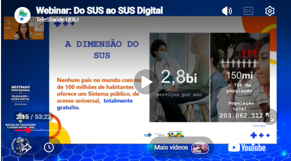 Do SUS ao SUS Digital: Webinar mostra a transformação da saúde pública